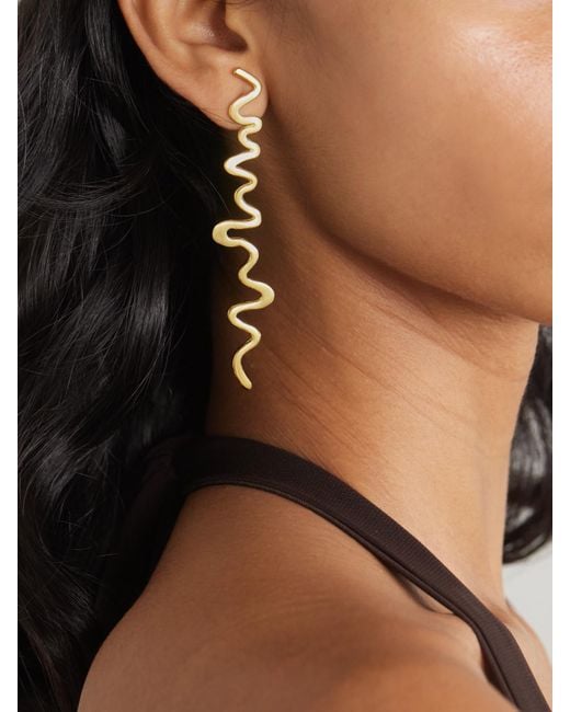 YSSO Metallic Shore-Plated Earrings