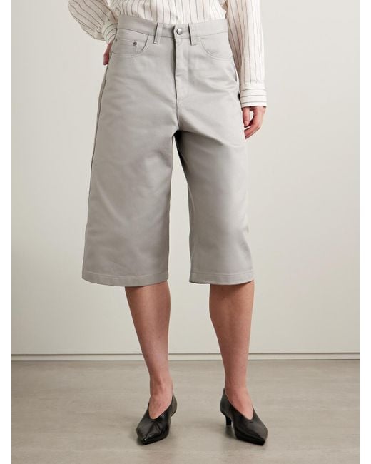 Maria McManus Gray Organic Denim Shorts