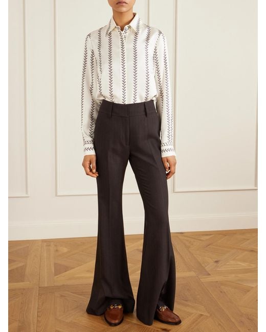 Gabriela Hearst Brown Melchora Embellished Leather Loafers