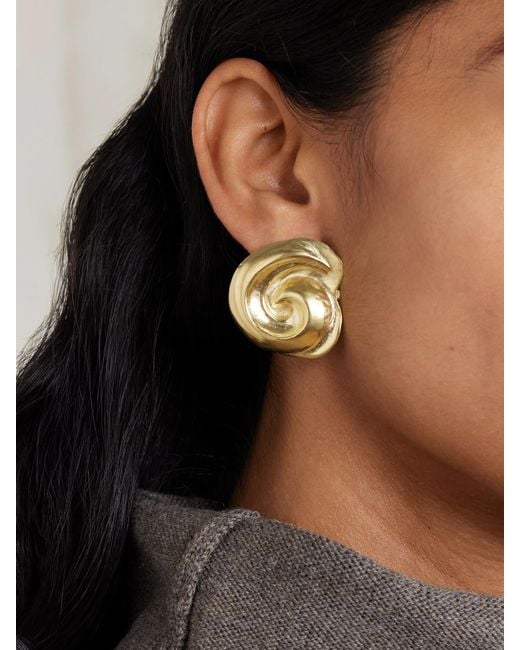 YSSO Metallic Cote-Plated Earrings