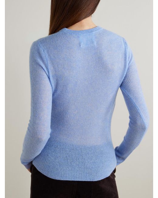 Citizens of Humanity Blue Alessia Wool And Cashmere-Blend Sweater