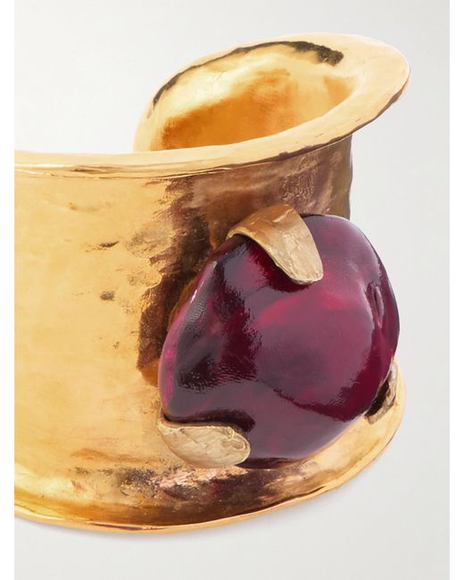 Saint Laurent Pink Tone And Resin Cuff