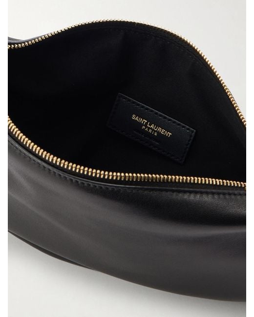 Saint Laurent Black Amalia Mini Leather Shoulder Bag
