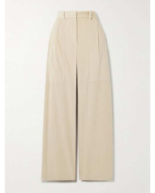 Brunello Cucinelli Natural Cotton-Corduroy Pants
