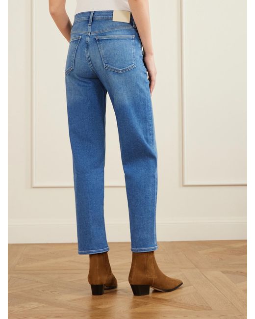 Citizens of Humanity Blue The Palma High-Rise Straight-Leg Recycled Jeans