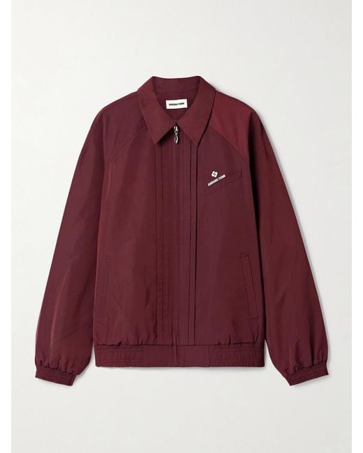 ShuShu/Tong Pintucked Embroidered Shell Jacket