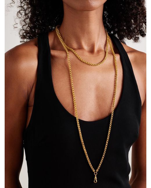 Stephanie Windsor Natural Vintage 1900S Chain Necklace