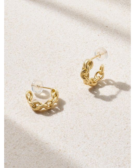Spinelli Kilcollin Natural Serpens 18-Karat Hoop Earrings