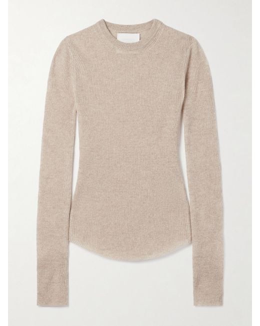 Citizens of Humanity Natural Alessia Wool And Cashmere-Blend Sweater