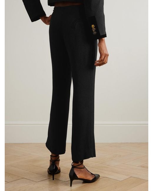 Blazé Milano Black Morelia Woven Flared Pants