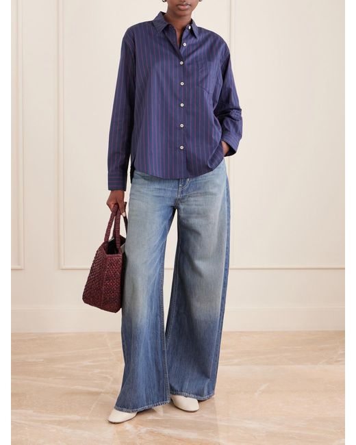 Jamie Haller Blue Baggy Wide-Leg Jeans