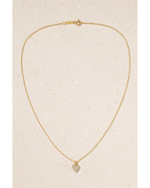 Jennifer Meyer Natural Heart 18-Karat Diamond Necklace