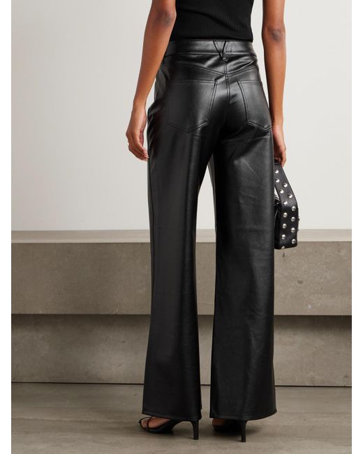 Veronica Beard Black Kasey Hose Mit Weitem Bein