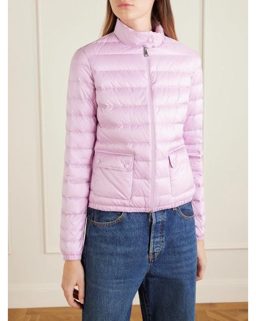 Moncler Pink Lans Down Jacket