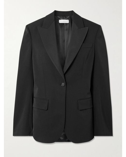 Stella McCartney Black Twill Blazer