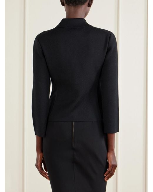 Saint Laurent Blue Wool Statement Jacket