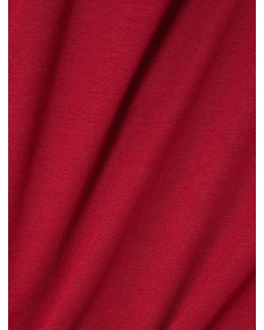 Flore Flore Red Esmé Ribbed Organic Cotton-Jersey Tank