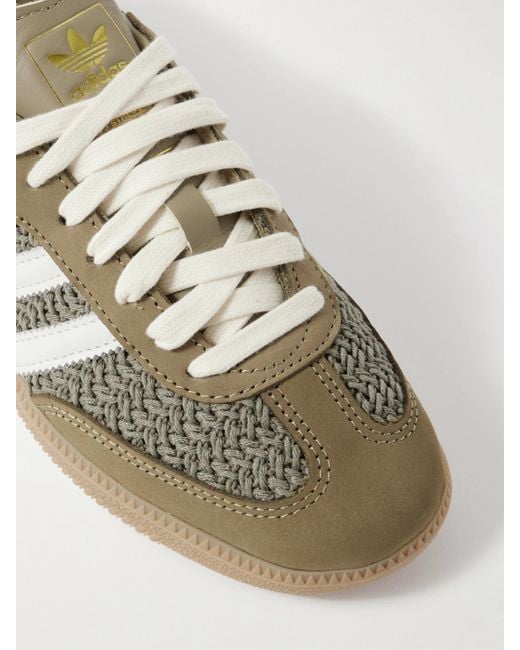Adidas Originals Multicolor Samba Og Sneakers Aus Häkelmaterial Mit Leder- Und Velourslederbesätzen