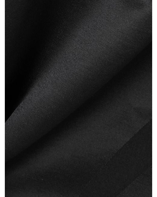 Spanx Black Supersculpt Transform Open-Bust Mid-Thigh Stretch Bodysuit