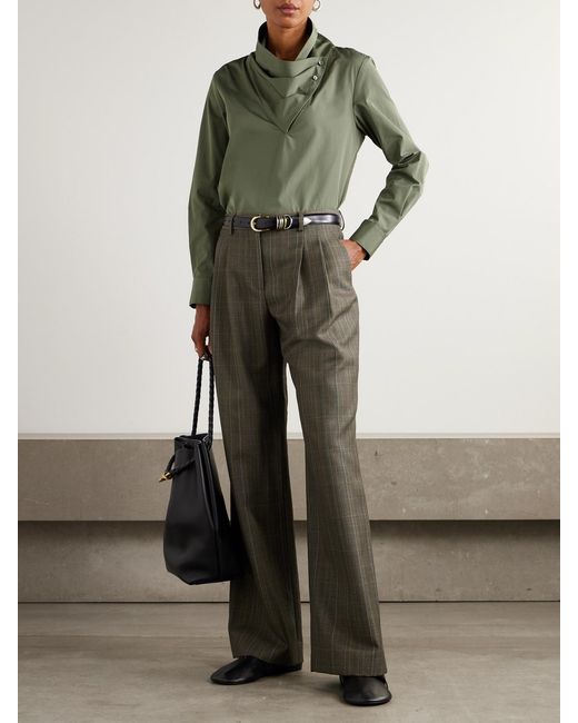 Twp Green My Maria Cotton-Poplin Shirt
