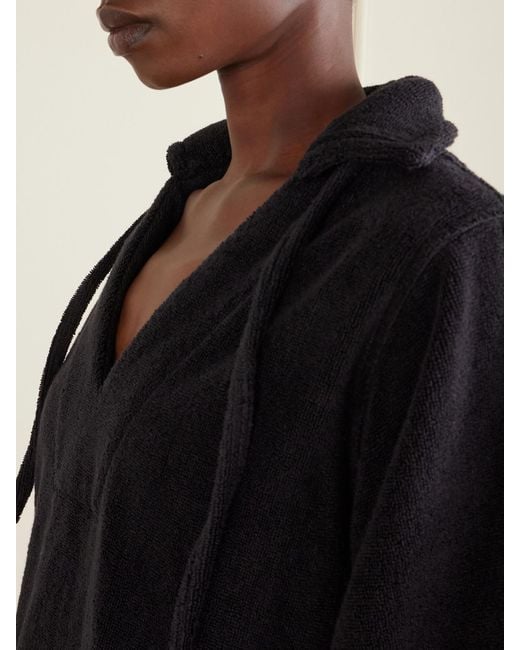 Lisa Marie Fernandez Blue Cotton-Terry Tunic