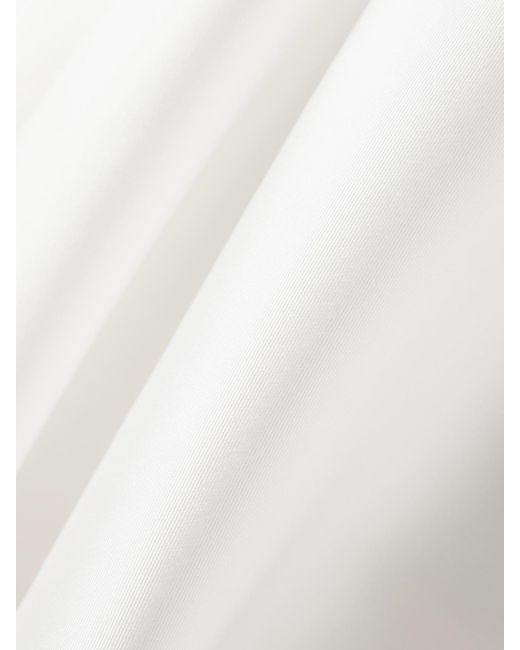 Halfpenny London White Juno Strapless Mikado Mini Dress