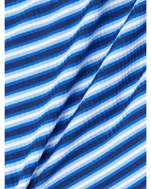 Bikini Triangle À Rayures Venti Lido en coloris Blue