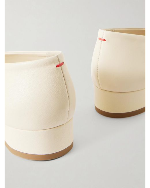 Aeyde Natural Delia Leather Pumps