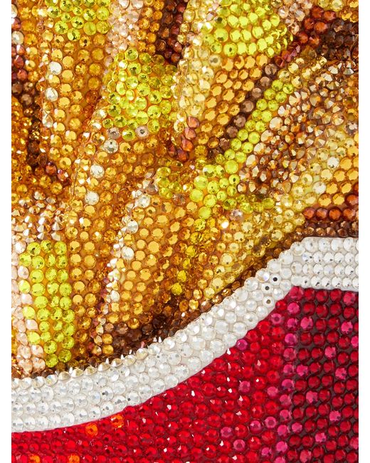Judith Leiber Red French Fries Fresh And Hot Crystal-Embellished-Tone Clutch