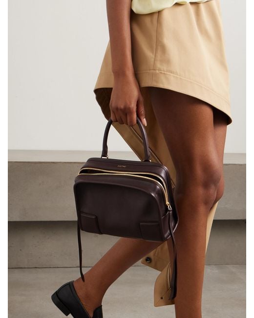 Loewe Brown Amazona 180 Small Leather Shoulder Bag