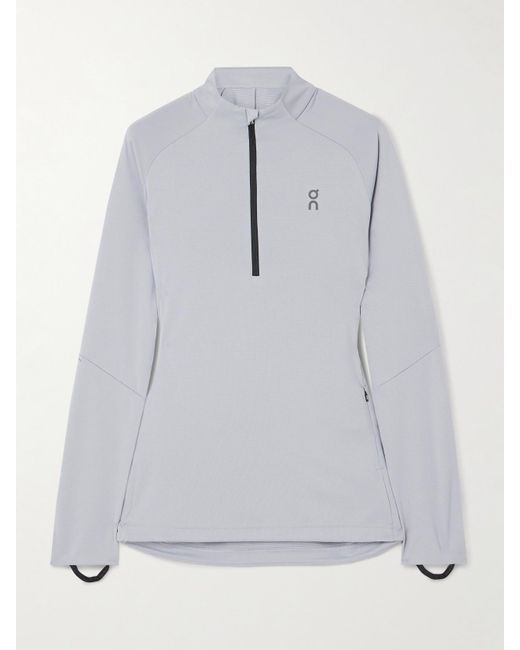 On Shoes Gray Climate Recycled Ripstop Sweatshirt