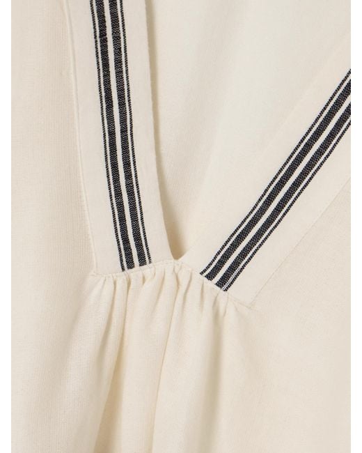 Lemlem Natural Belkis Kaftan Aus Baumwolle Mit Streifen