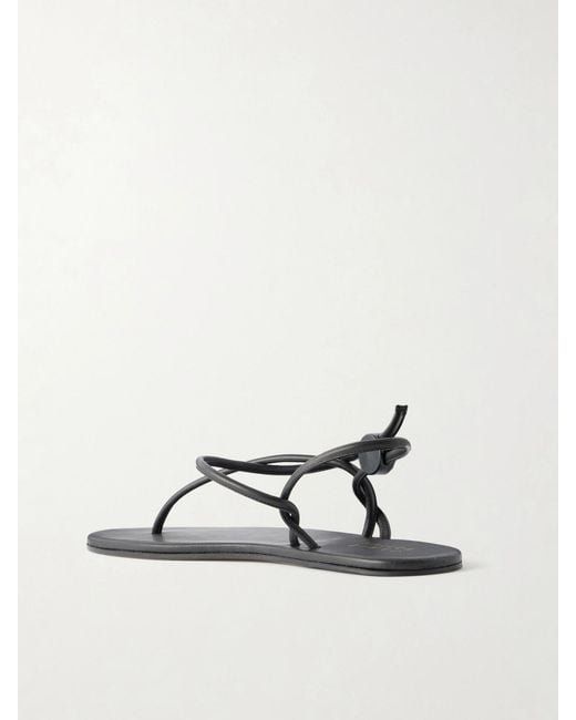 Jamie Haller Natural The String Theory Leather Thong Sandals