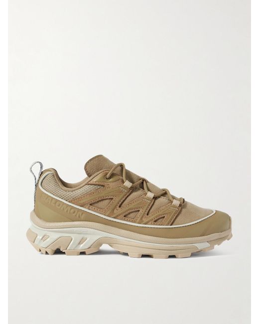 Salomon Natural Xt-6 Expanse Ltr Sneakers Aus Leder, Veloursleder Und Mesh Mit Gummibesätzen