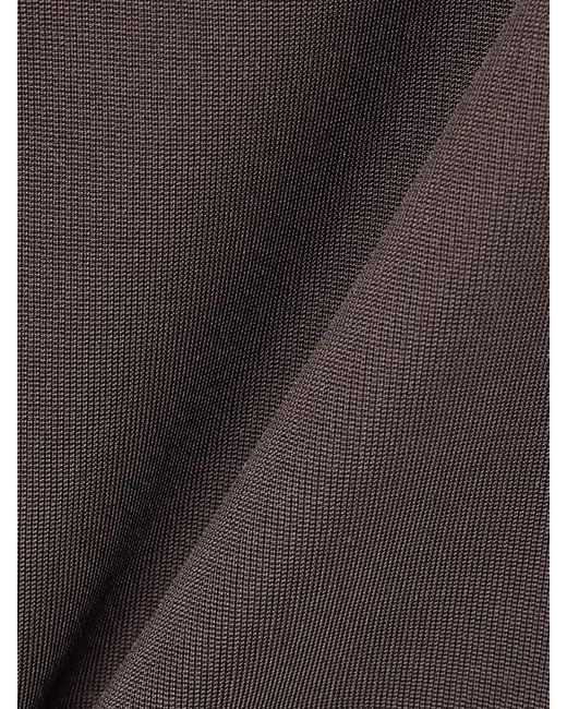 Rick Owens Gray Dirt Bolan Stretch-Jersey Shorts