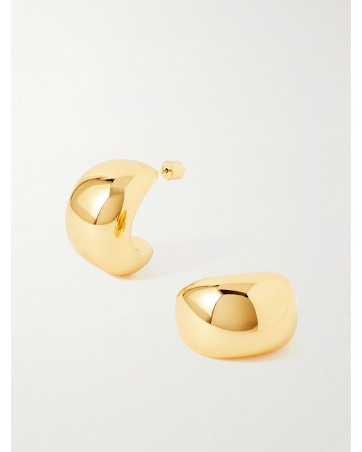 Joolz by Martha Calvo Metallic Jordyn-Plated Hoop Earrings