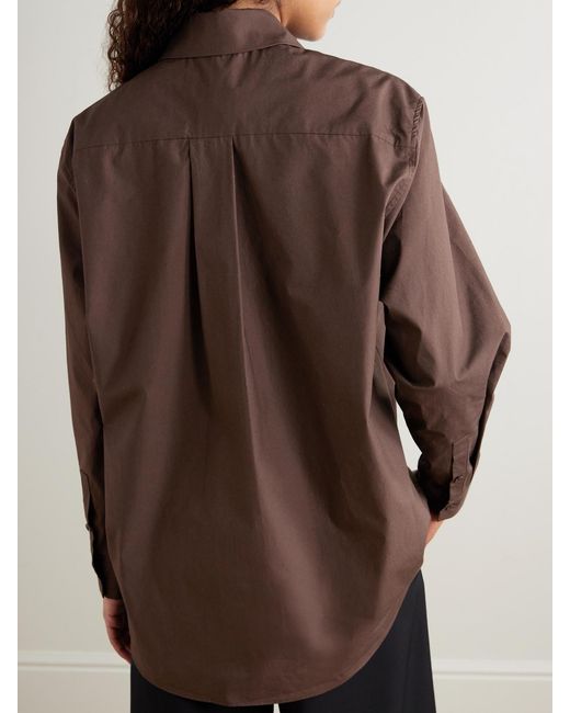 Kallmeyer Brown Cotton-Poplin Shirt