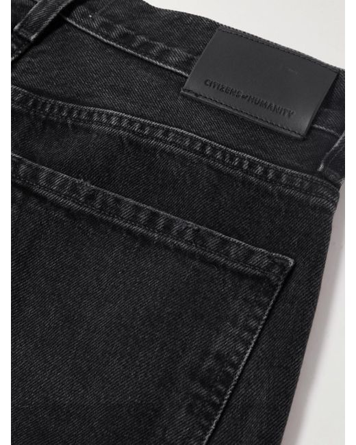 Citizens of Humanity Black Annina High-Rise Wide-Leg Jeans