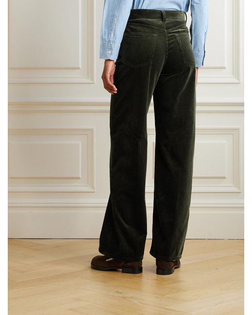 Polo Ralph Lauren Black Hose Mit Weitem Bein Aus Baumwollcord