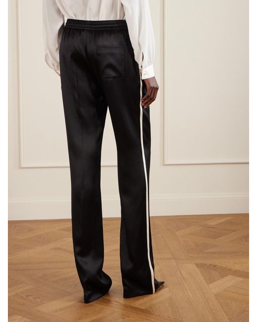 Tom Ford Blue Silk-Satin Pants