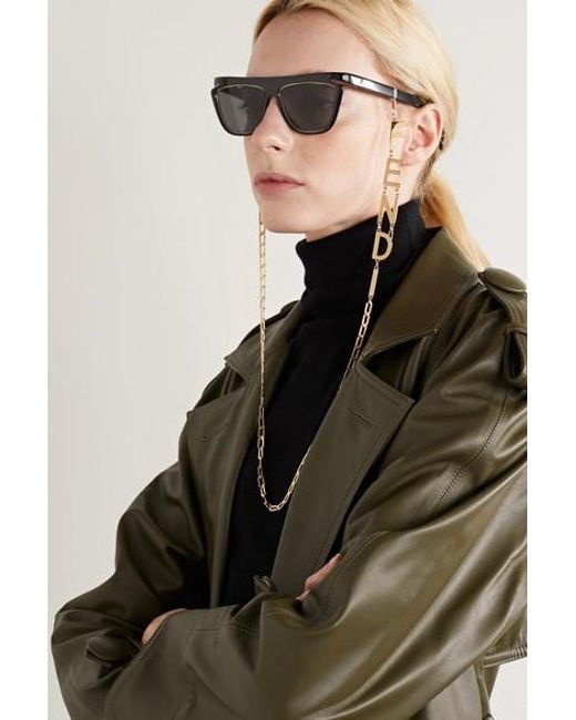 Fendi Gold-tone Sunglasses Chain in Metallic | Lyst