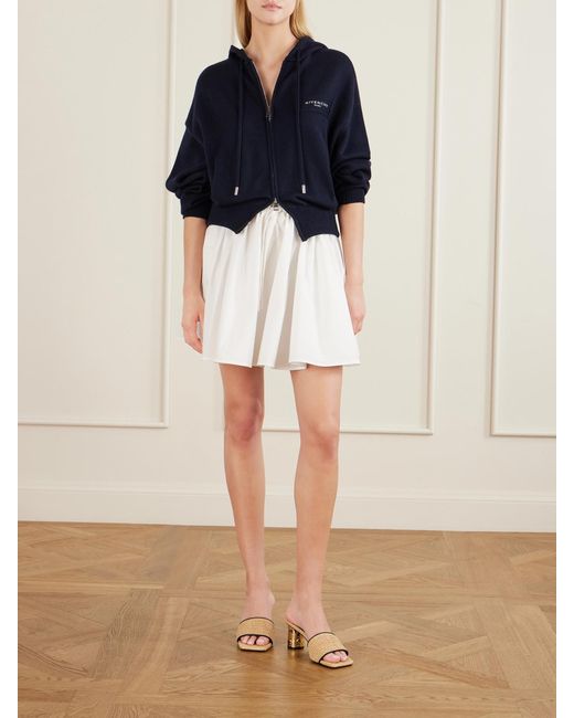 Givenchy Natural Tape Raffia Mules