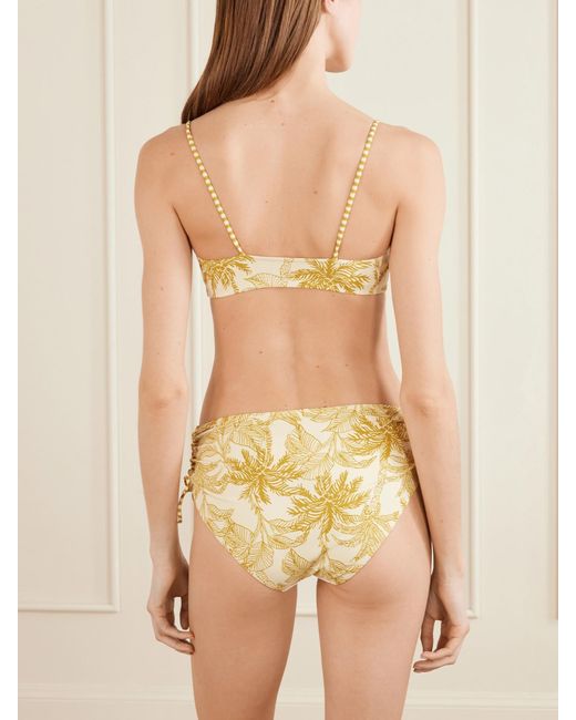 Eres Metallic Voyageuse Printed Bikini Briefs