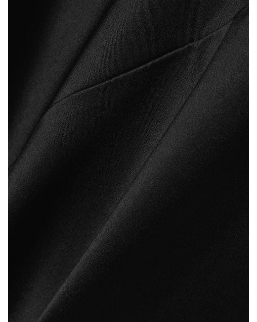 Robe Du Soir Dos Nu En Crêpe Satiné Alex Perry en coloris Black