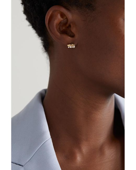 Suzanne Kalan Natural 18-Karat Diamond Earrings
