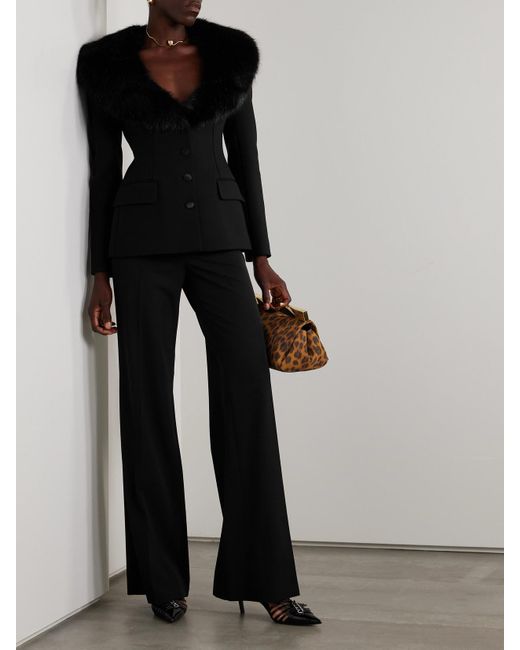 Dolce & Gabbana Black Wool Jacket