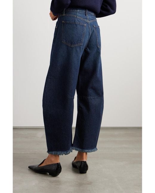 Jean Large Taille Haute Effilé Horseshoe Citizens of Humanity en coloris Blue