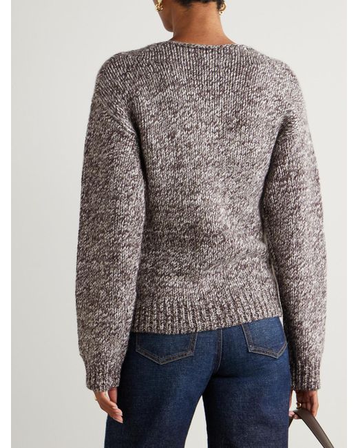 LeKasha Gray Brest Organic Cashmere Sweater