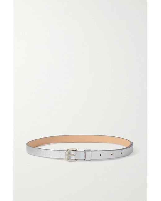 Isabel Marant Zap Metallic Leather Waist Belt | Lyst UK