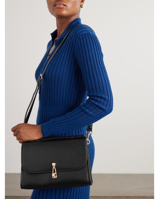 Gabriela Hearst Black Leonora Medium Leather Tote